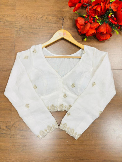 Mon Amaar Pearl Grace Blouse (Only Blouse)