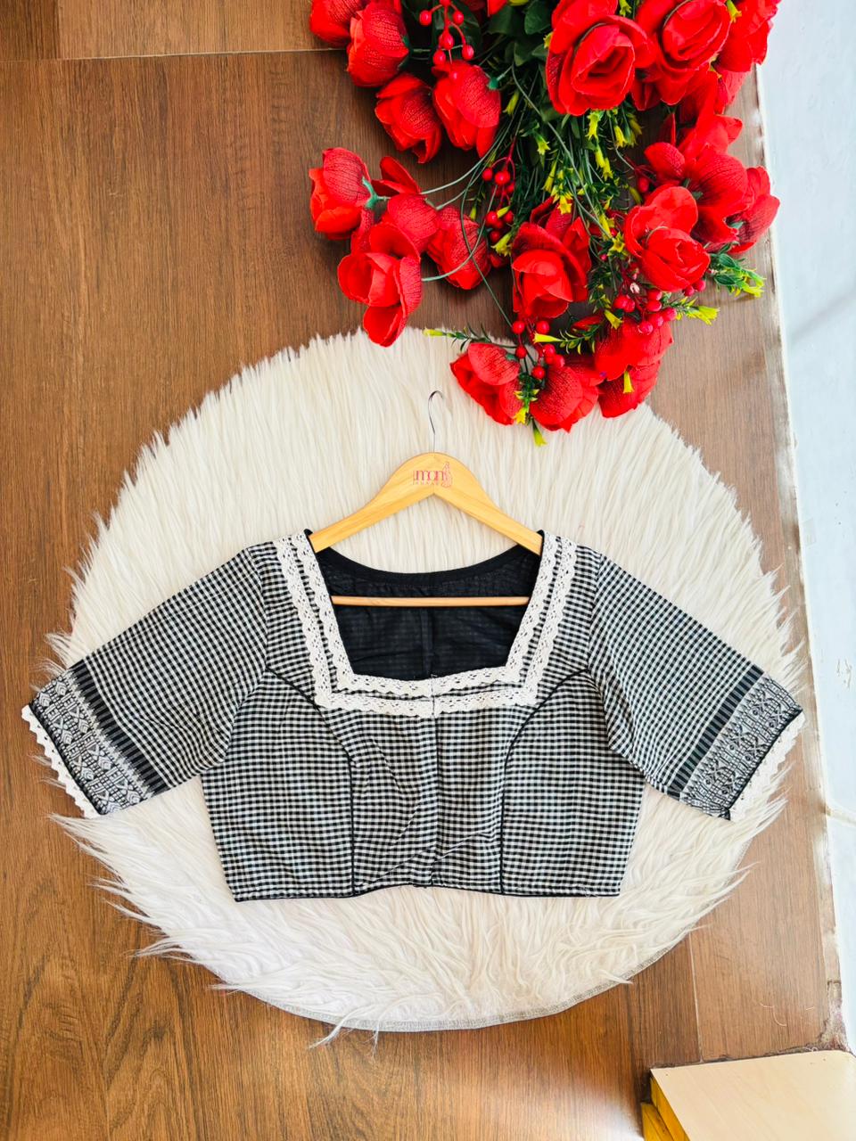 Retro Romance (Designer Cotton Blouse)