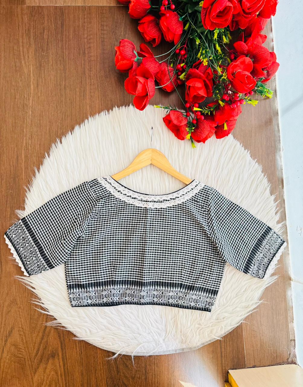 Retro Romance (Designer Cotton Blouse)