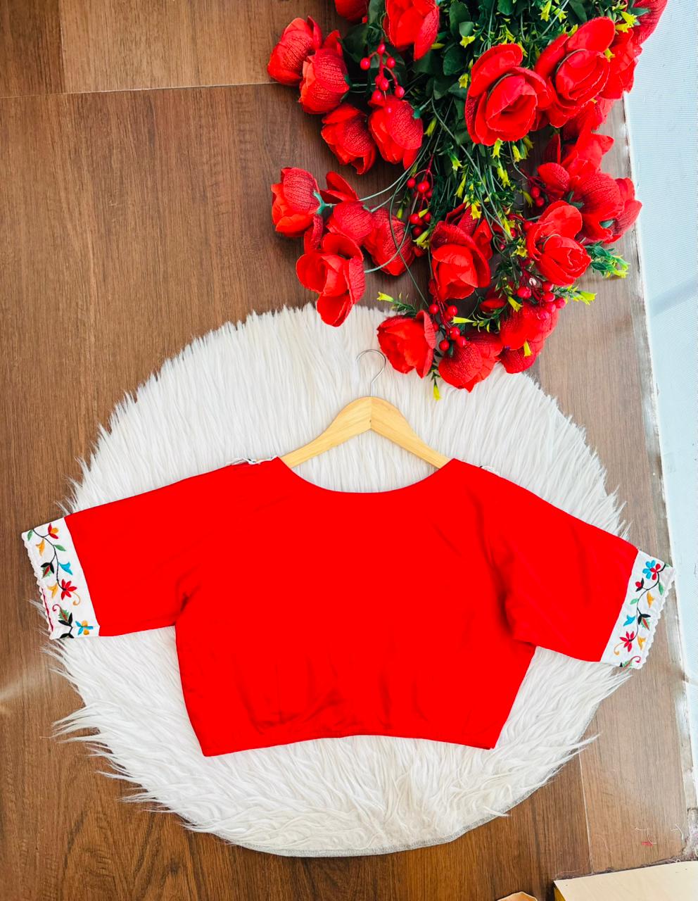 The Garden Hem- (Designer Blouse)