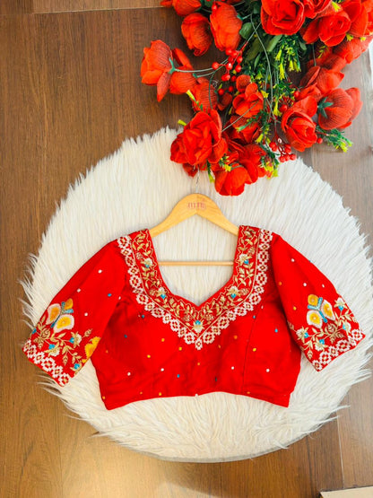 Already Famous-(Vichitra Silk Blouse)