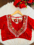Already Famous-(Vichitra Silk Blouse)