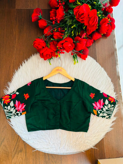 Lost in Lotus  -Designer Blouse