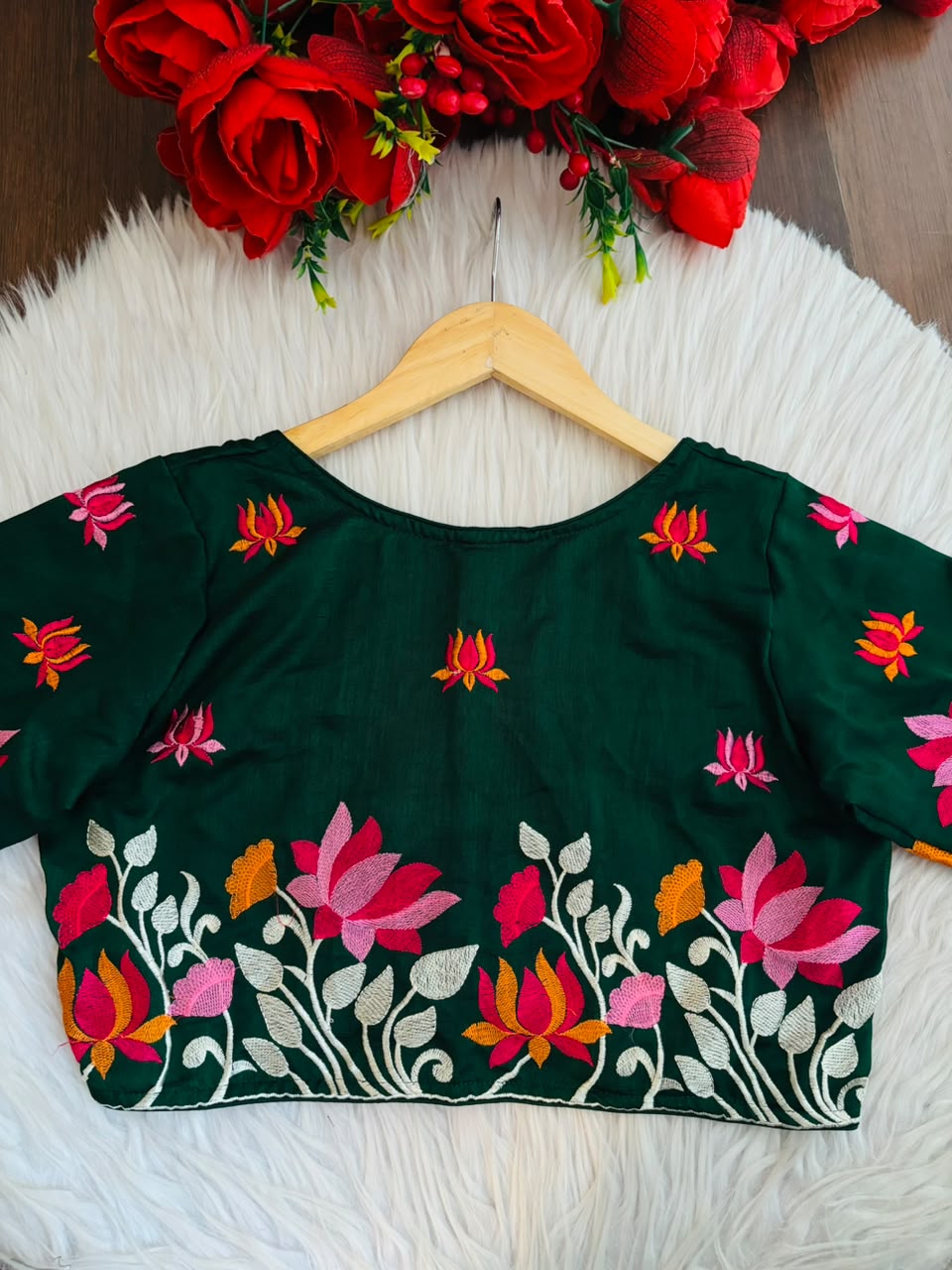 Lost in Lotus  -Designer Blouse