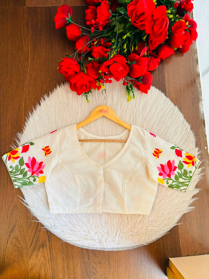 Lost in Lotus  -Designer Blouse