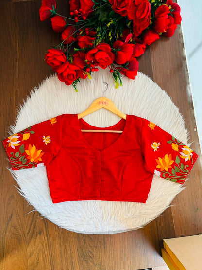 Lost in Lotus  -Designer Blouse