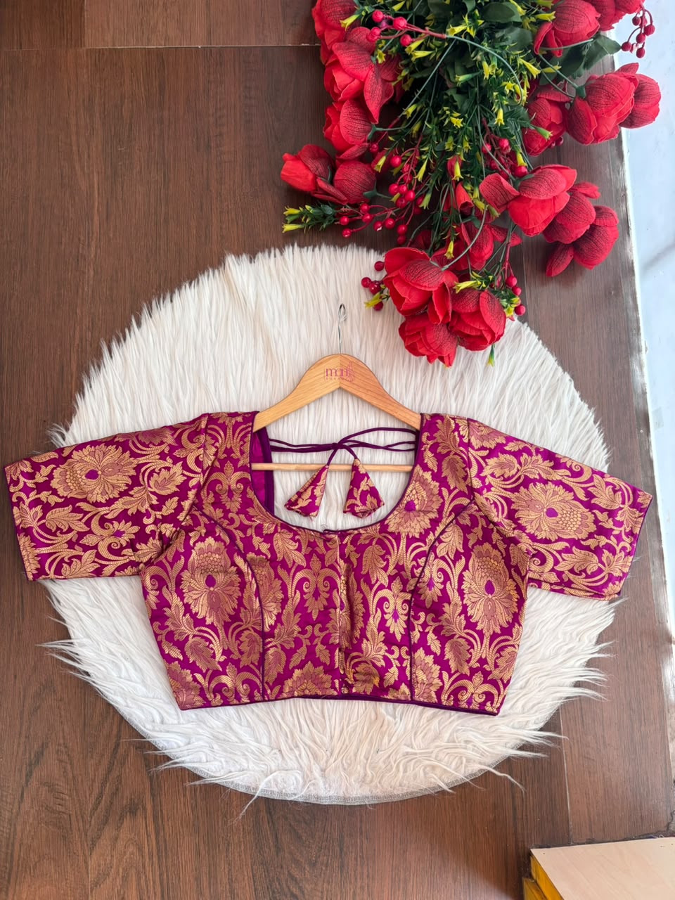 Dreamy Lens-Katan Silk Banarasi Blouse
