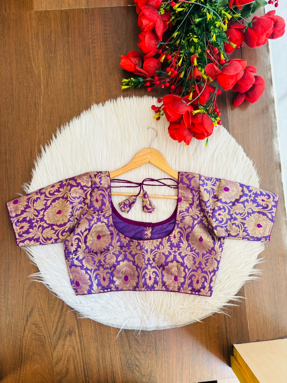 Dreamy Lens-Katan Silk Banarasi Blouse