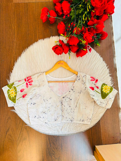 Lotus Batik -Designer Blouse