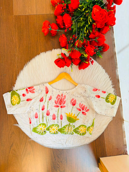 Lotus Batik -Designer Blouse