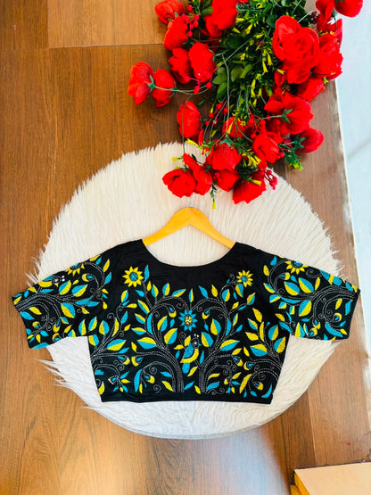 Obsessed With Kantha Stitch Blouse