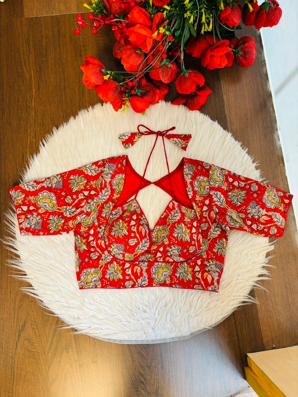 Monihar Floral Masaba Style Blouse