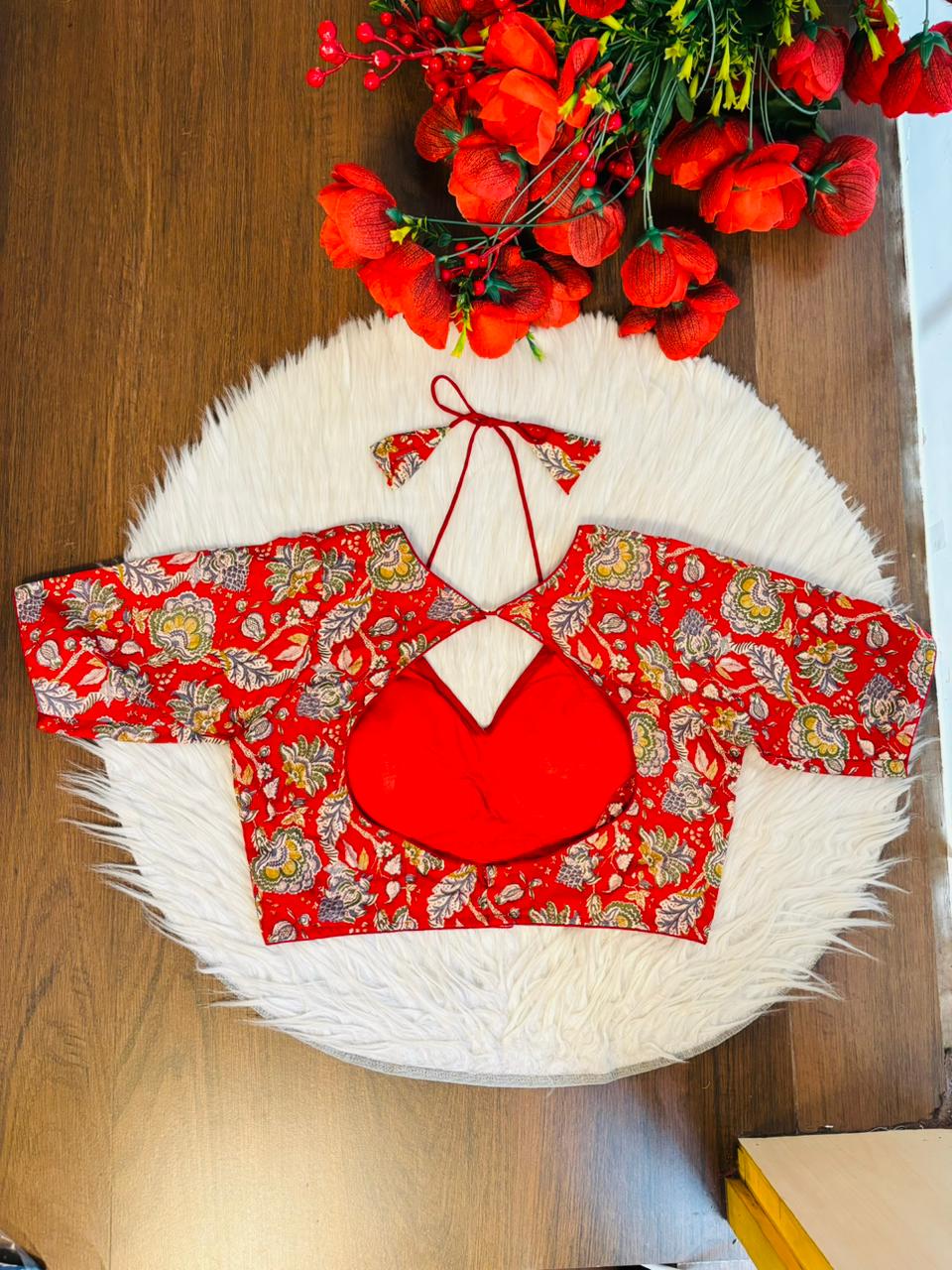 Monihar Floral Masaba Style Blouse