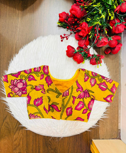 Rakta Kamala Kalamkari Blouse