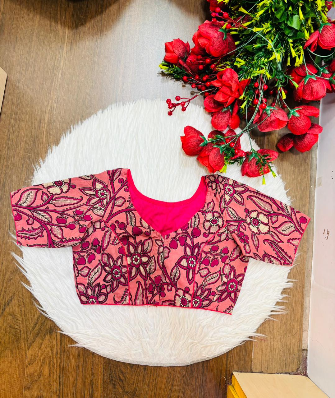 Prakriti Kalamkari Printed Blouse