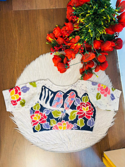 Birdsong Bloom Batik Blouse