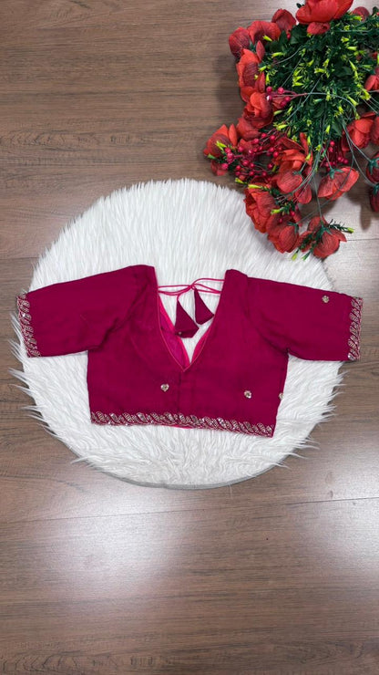Mysterious Beauty -Fendy Silk Blouse