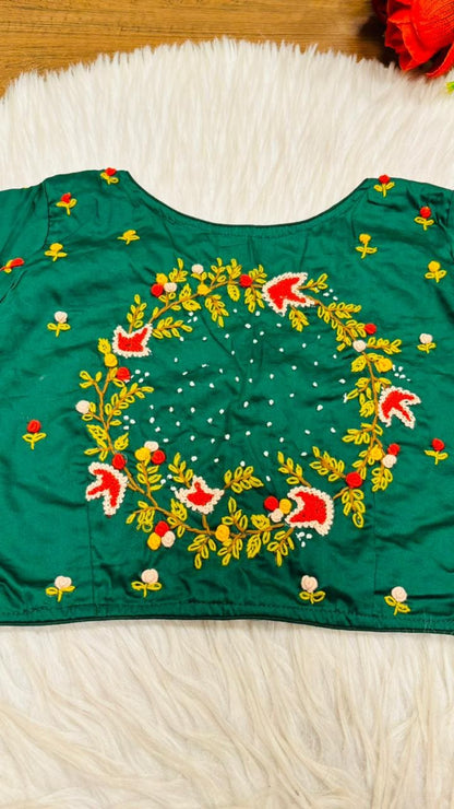 A Bloom To Remember Handwork Blouse
