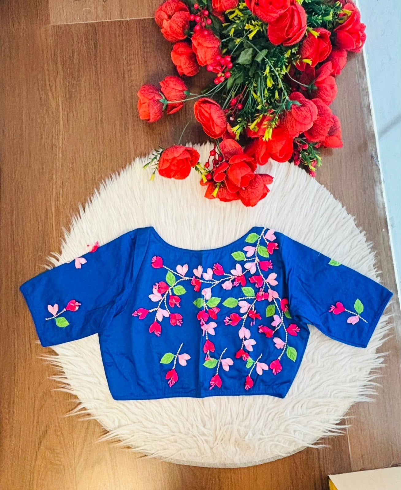 Petal Symphony - Designer 3D Blouse
