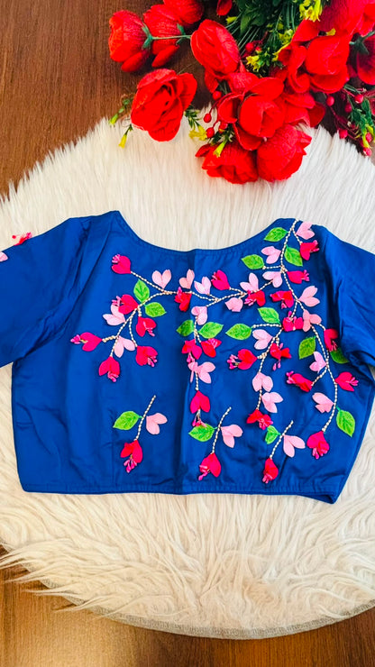Petal Symphony - Designer 3D Blouse