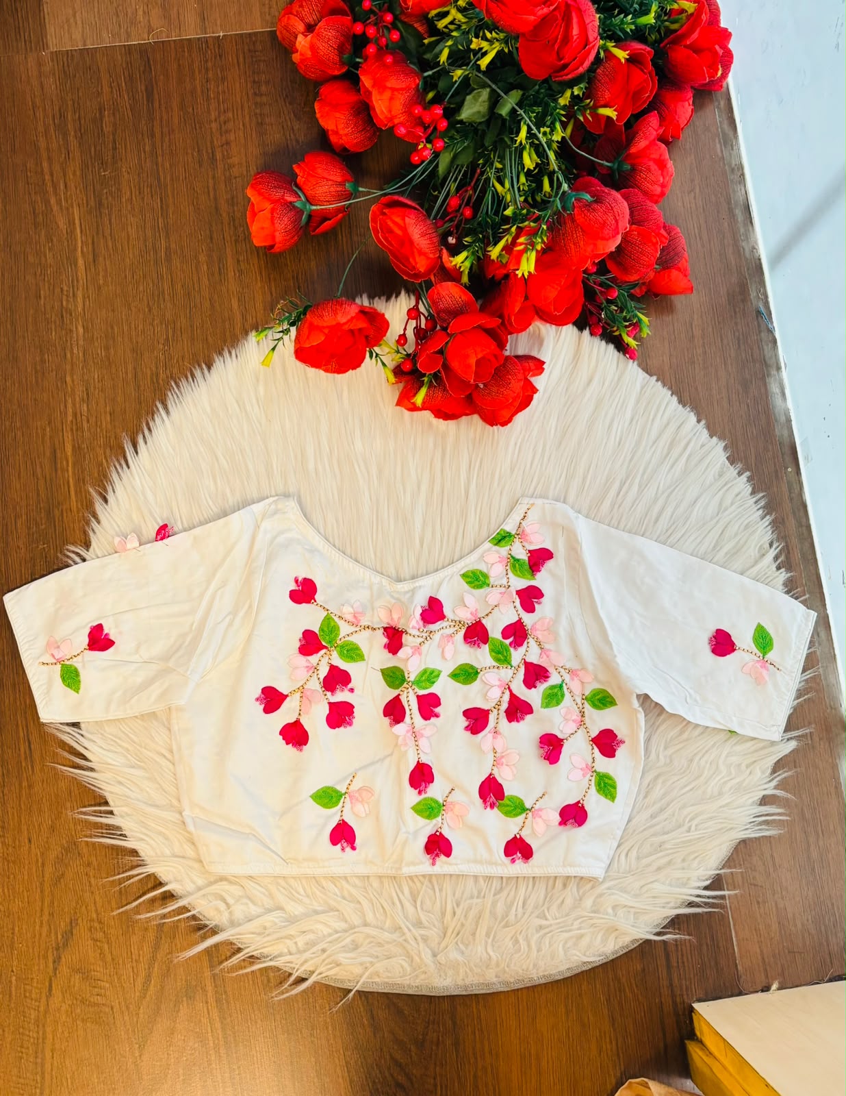 Petal Symphony - Designer 3D Blouse