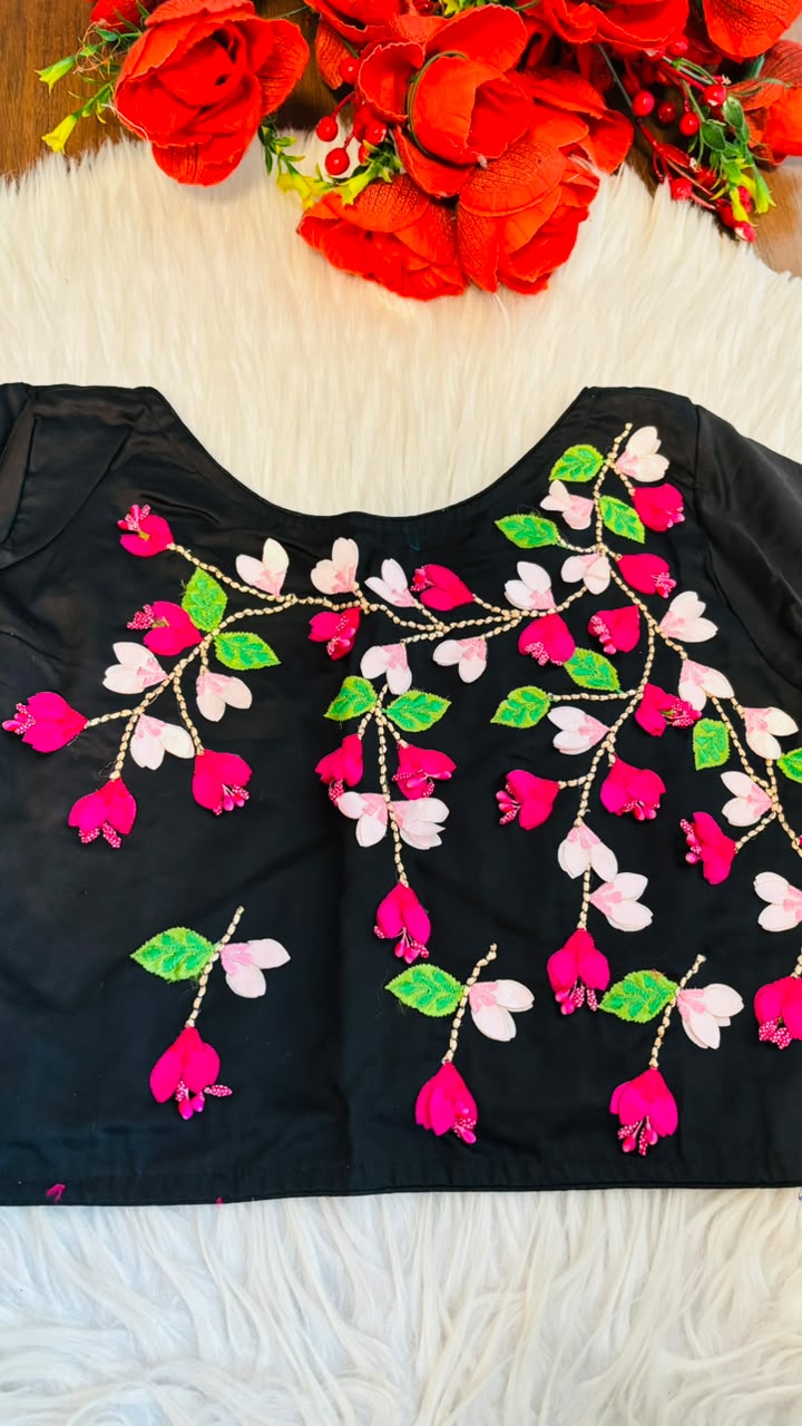 Petal Symphony - Designer 3D Blouse