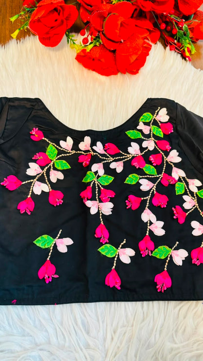Petal Symphony - Designer 3D Blouse