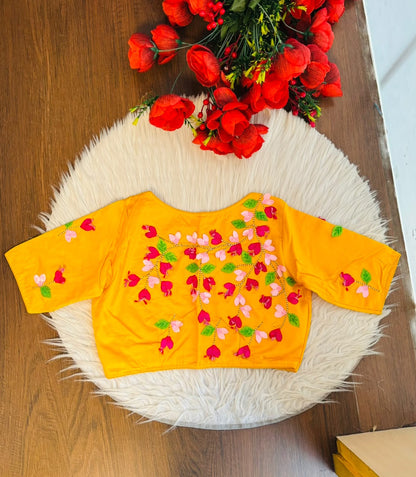Petal Symphony - Designer 3D Blouse