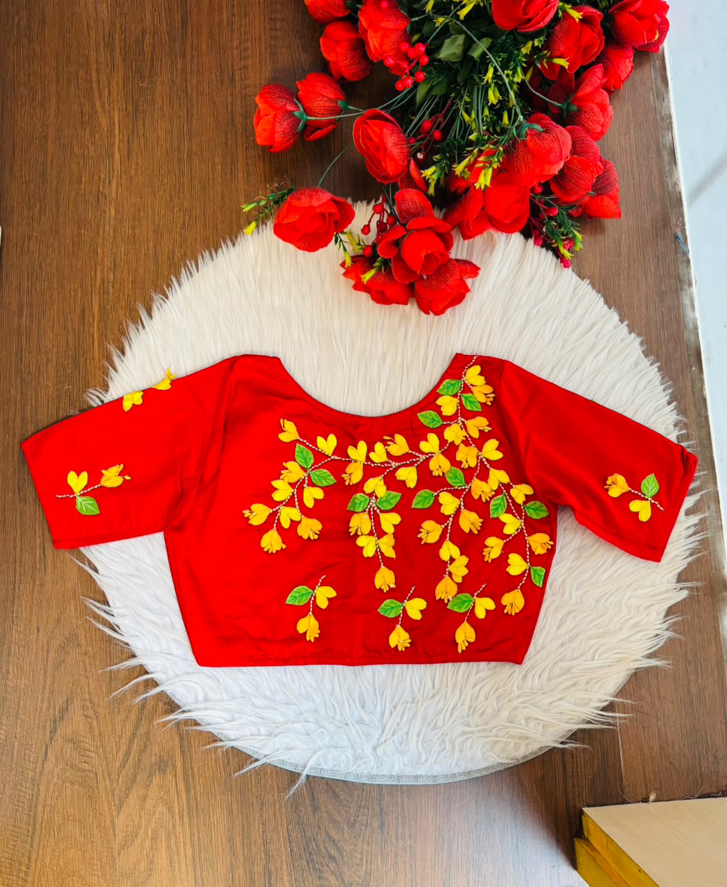 Petal Symphony - Designer 3D Blouse