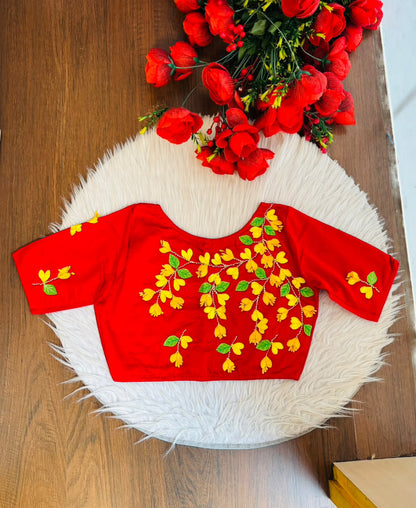 Petal Symphony - Designer 3D Blouse