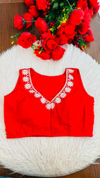 Scarlet Daisy Designer Organza   Blouse