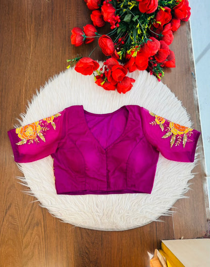 Threads of Flowers -Designer Blouse