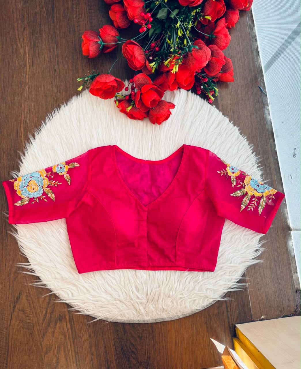 Threads of Flowers -Designer Blouse