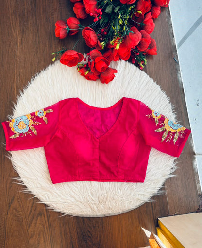 Threads of Flowers -Designer Blouse