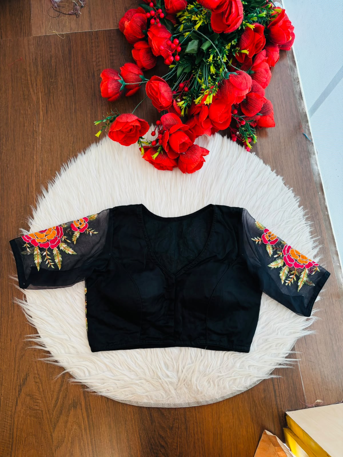 Threads of Flowers -Designer Blouse
