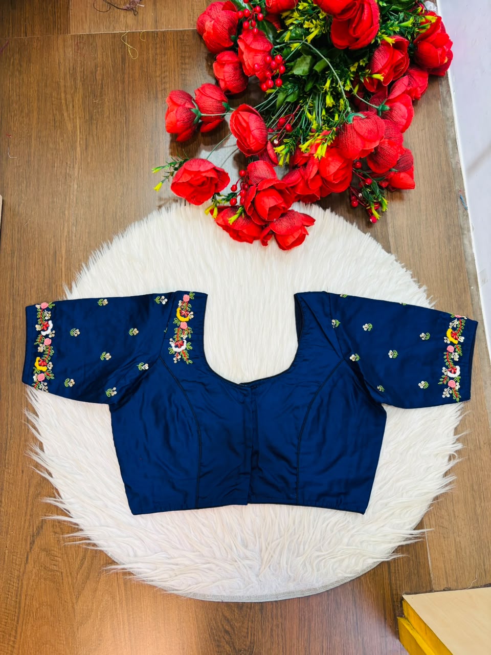 Kumkum Blossom Handwork Blouse