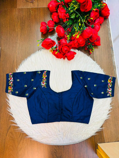 Kumkum Blossom Handwork Blouse