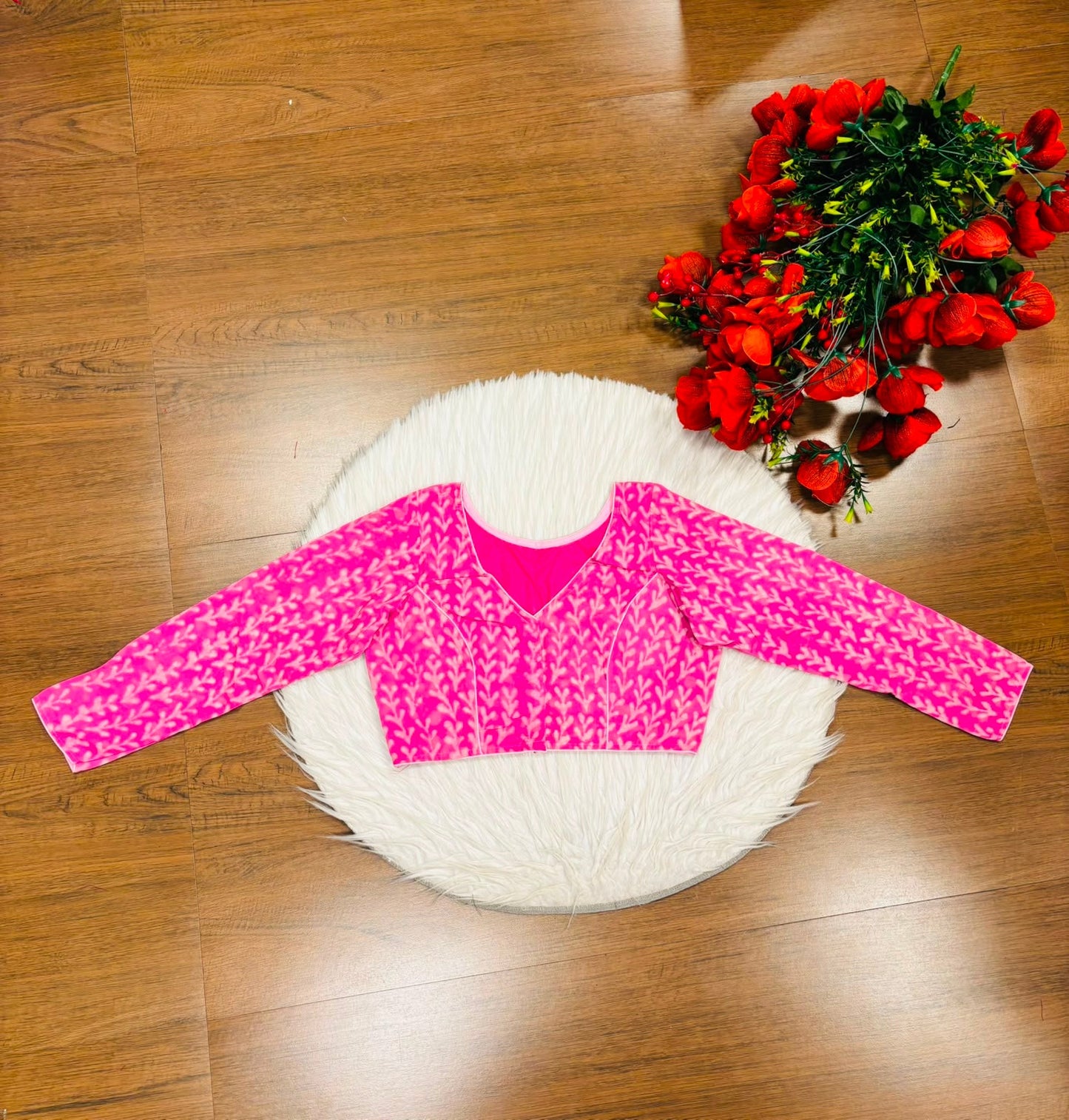 Wrapped In Dreams Ajrakh Cotton Blouse