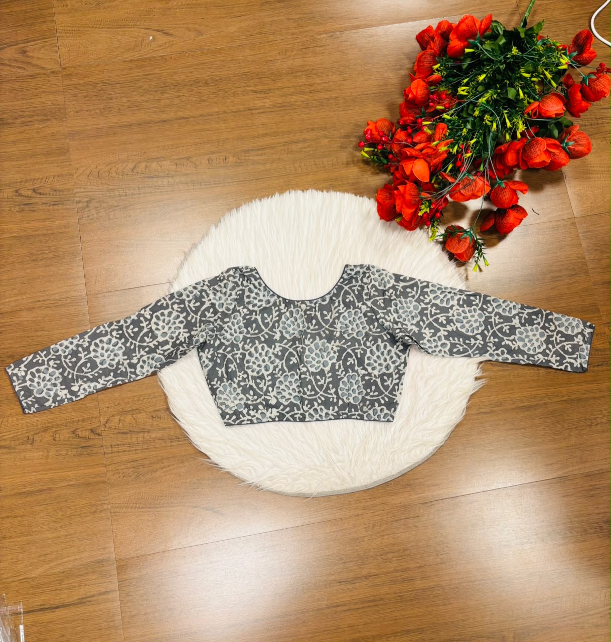 Wrapped In Dreams Ajrakh Cotton Blouse