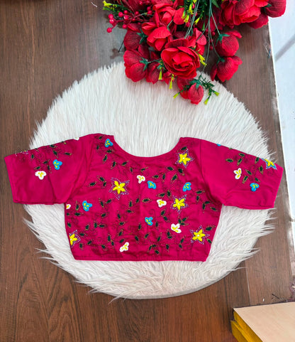 Wildflower Charm Handwork Blouse