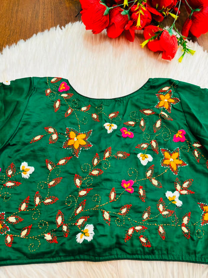 Wildflower Charm Handwork Blouse