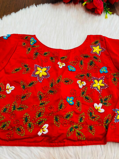 Wildflower Charm Handwork Blouse