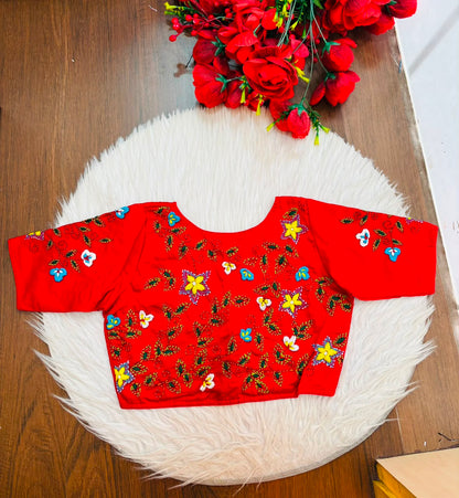 Wildflower Charm Handwork Blouse