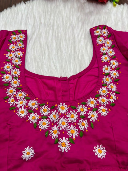 Daisy Garden  Handwork Blouse