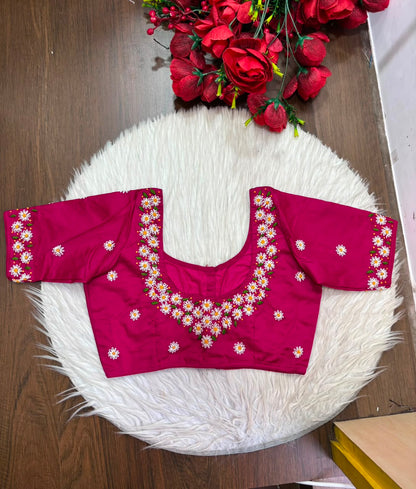Daisy Garden  Handwork Blouse