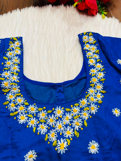 Daisy Garden  Handwork Blouse