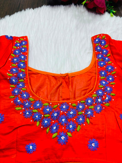 Daisy Garden  Handwork Blouse