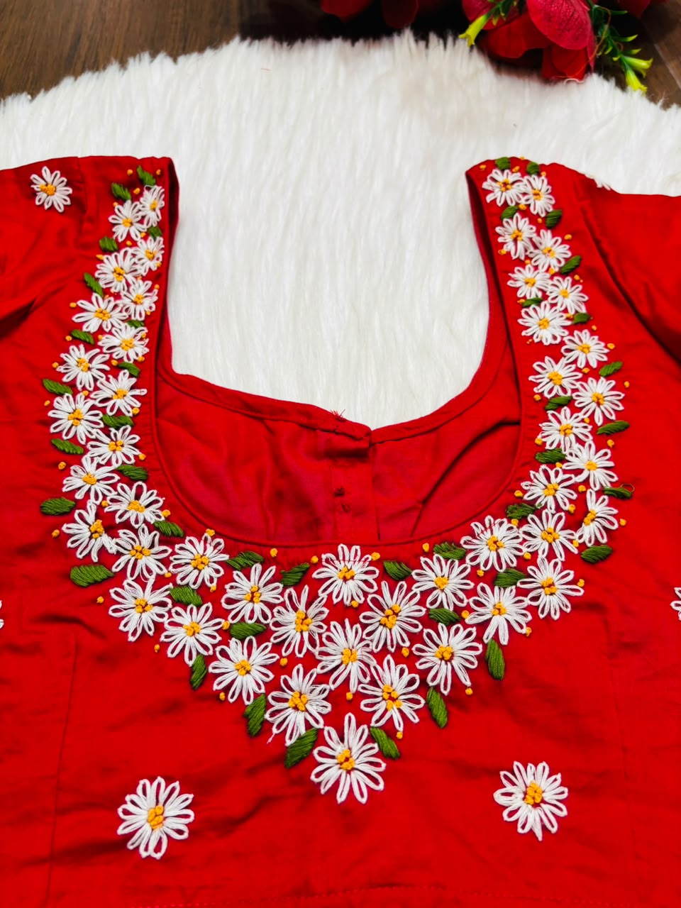 Daisy Garden  Handwork Blouse