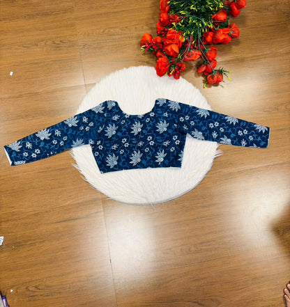 Wrapped In Dreams Ajrakh Cotton Blouse