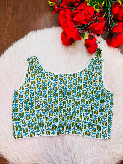 Style Syndicate Cotton Printed Blouse